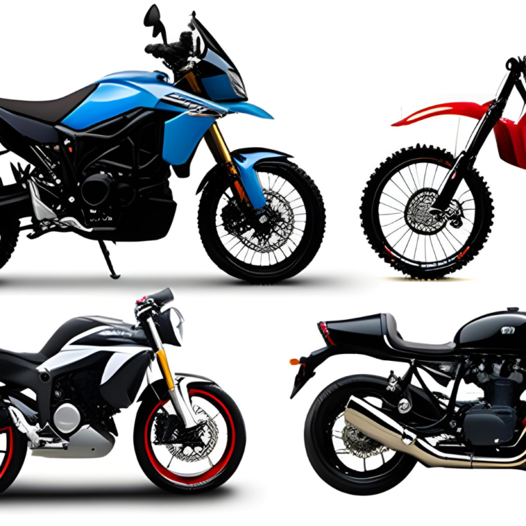Les différents types de motos